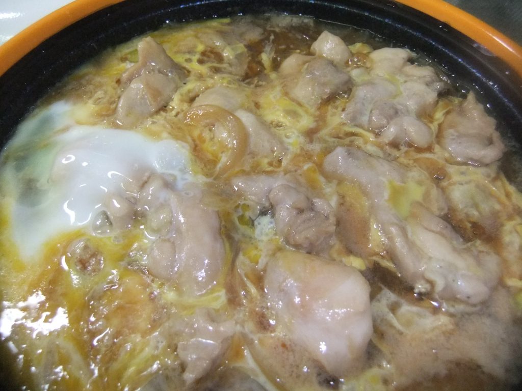 親子丼の具の写真