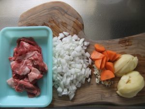 カレーの具の写真
